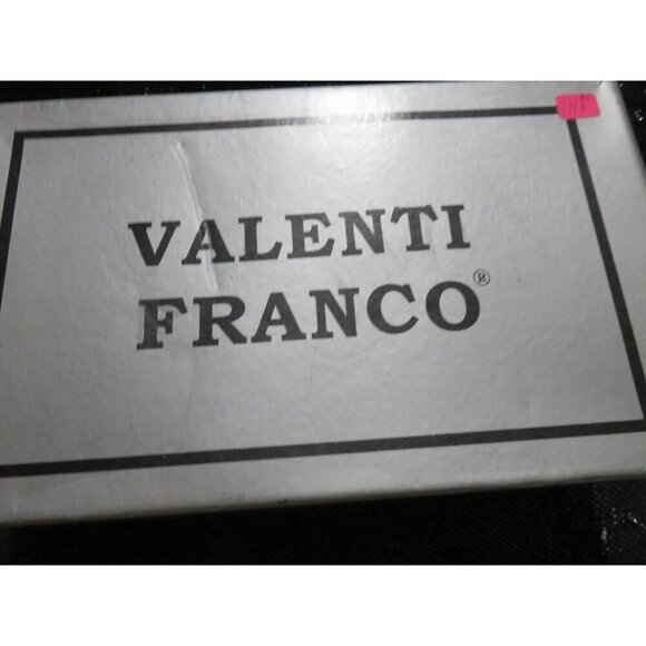 Valenti Franco Luann Bronze Italian Leather Strappy Glitter Heels Sandals 7.5 - Picture 10 of 11